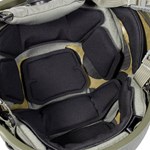 EPIC Air Combat Helmet Liner System Installed Closeup thumbnail