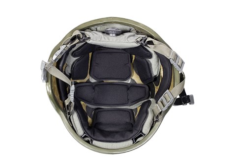 EPIC Air Combat Helmet Liner System Installed