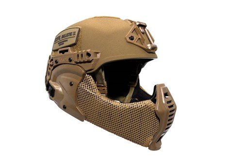 EXFIL All-Terrain Mandible Installed Coyote Brown